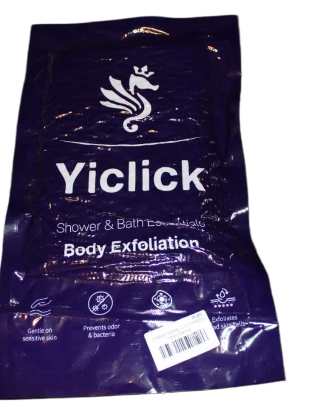3 PCS Exfoliating Washcloth Towels - Exfoliating Body Scrubber Exfoliator, Back
